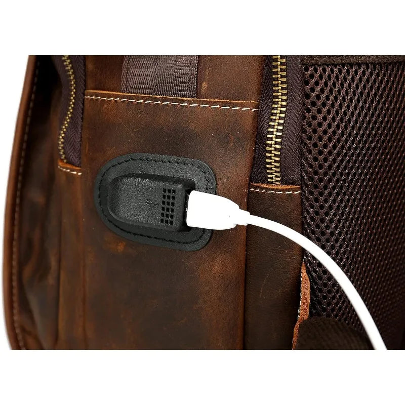 Leather Men's Backpack - Gro Limitless
